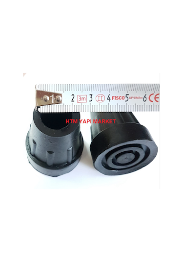 4 Adet Kaymayan Baston Lastiği Kanedyen Koltuk Değneği Lastiği