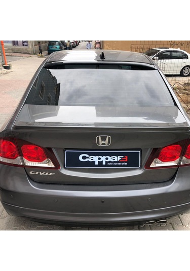 Honda Civic 8 Arka Cam Üstü Spoyler İnce Model Abs 2006-2012