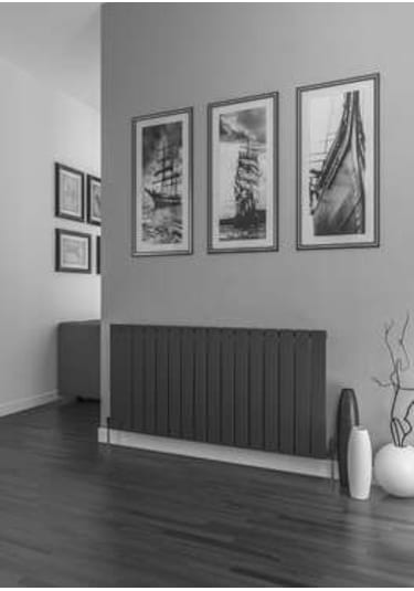 Warma Teos Çelik Radyatör 1195x600 Pütürlü Beyaz Ral 9016