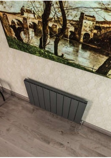 Warma Drama Yatay Alüminyum Radyatör 850x600 Pütürlü Antrasit 7946