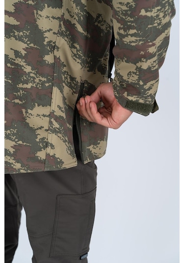Combat Tactical Mont Tactıcal Softshell Kamuflaj - 305-647-nano Yeşil