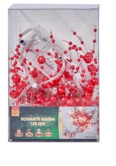 Kl-05 Dekoratif Kokina Led Işık Kırmzı