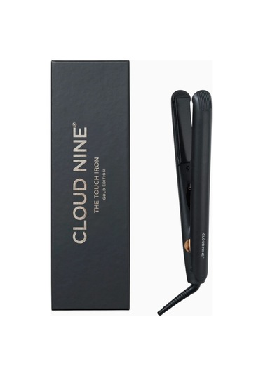 Cloud Nine Touch Iron, Sericite Plakalı Dokunmatik Teknolojili Saç Düzleştirici Siyah