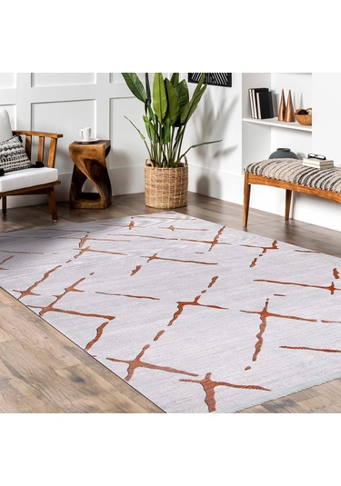 Stone Halı-17171k Çok Renkli