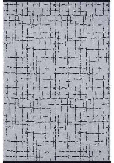 Çam Halı Bodrum Bdr 120 Gri Özel Latex Kaymaz Tabanlı Kilim