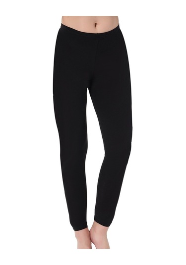 Lüx Drm Kadın Siyah Büyük Beden Battal Ağlı Rahat Tayt 4001