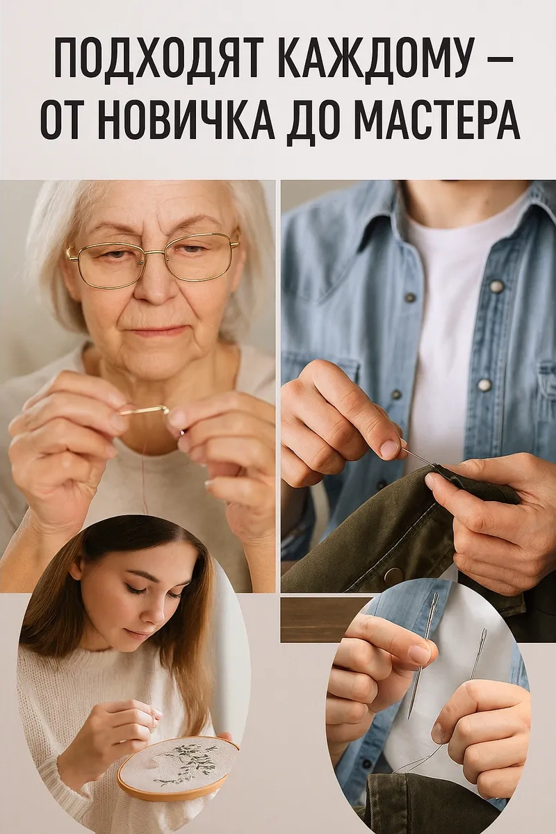 Surkov Büyük Altın Renkli İğneler 10 Adet 390913936