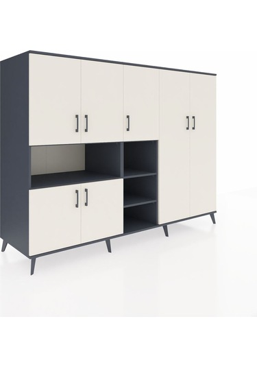 Kronos Dolap 13 Raflı 7 Kapaklı 220x59x163 Antrasit-aytaşı/antras Antrasit-aytaşı/antrasit Kronos Dolap 13 Raflı 7 Kapaklı 220x59x163 Antrasit-aytaşı/antras Antrasit-aytaşı/antrasit