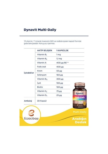 Dynavit Multi Daily 2 x 30 Kapsül