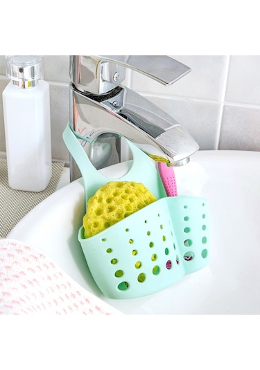 Sones Tm15008 Ayarlanabilir Takmalı Lavabo Depolama Askılı Sepet Mutfak Drenaj Askılı Çanta