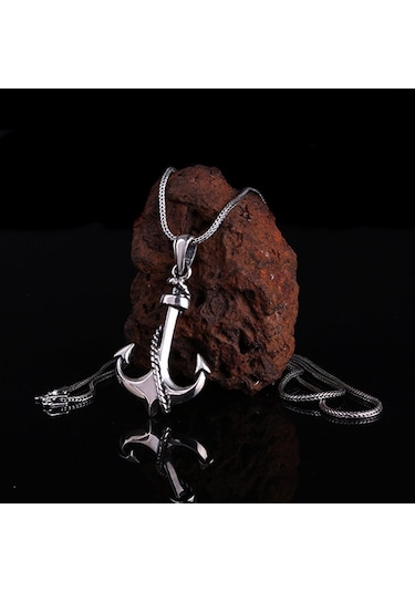 Deniz Çapa Model 925 Ayar Gümüş Kolye