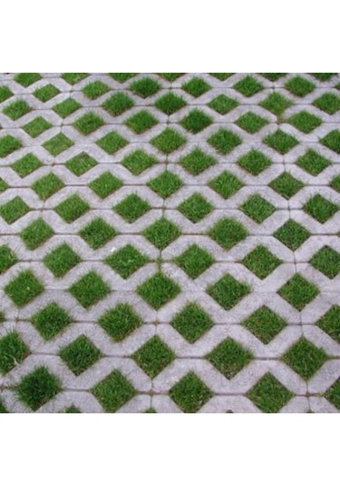 Dekoratif Plastik Çimtaşı Kalıbı Klasik Çim Taşı (5 Adet)