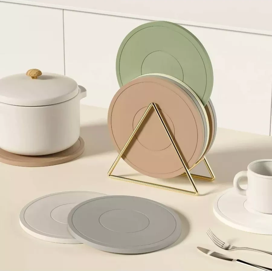 Risxs Silikon Sıcak Tutucu Altlıklar. 233103676 Kahverengi