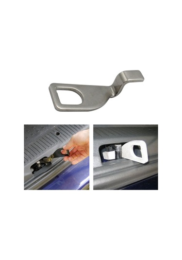 Gajeena T5 Kuyruk Kapısı Uzatma Kanca, Metal Malzeme, Gümüş Renk, 70g Ağırlık