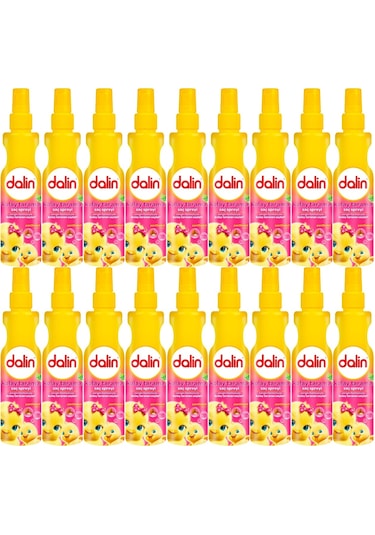 Dalin Kolay Saç Tarama Spreyi 200 Ml Badem Özlü 18'li Set