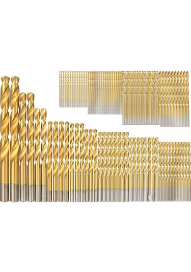 Kangvka 99 Parça Hss Titan Kaplı Matkap Ucu Seti, 1.5-10mm, Ahşap, Plastik Ve Alüminyum İçin Metal Çalışma Aracı