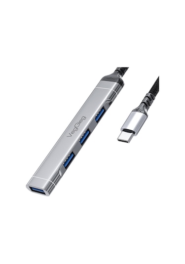 Veggieg K303 Type-C To USB 3.0 4 Port 3 USB 2.0 Ve 1 USB 3.0 Çoklayıcı Hub