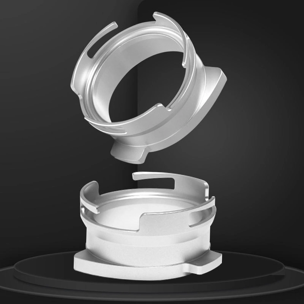 Neevoyu Breville 8 Serisi İçin 54mm Alüminyum Kahve Tozu Döner Filtresi - Uçucu Tozları Engelle, Tekrarlı Kullanım, Kahve Yapımı Aksesuarı Gümüş Gümüş