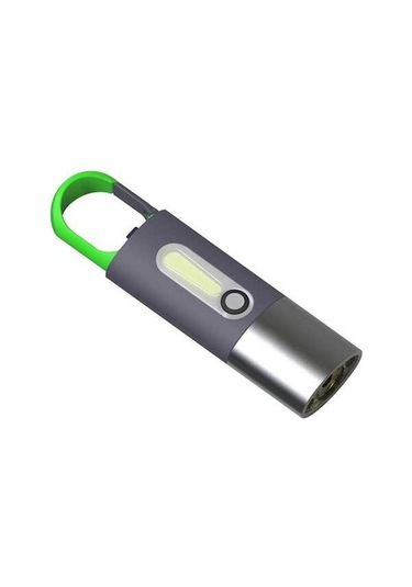 Dancemonkey Su Siyah Mini Led Kamp Işık Geçirmez Çok Fonksiyonlu Fener Anahtarlık Abs 901 + Rq Siyah