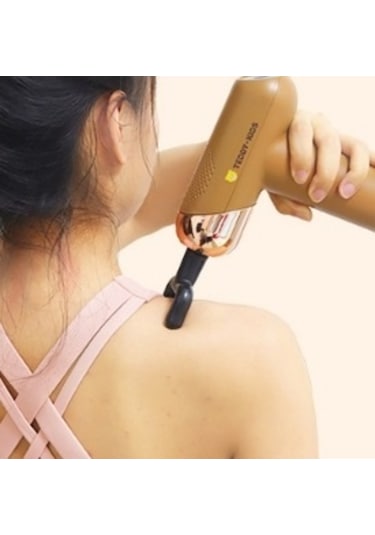 Wondernest Tabancası, Mini Masaj Aleti, Lichen Kas Fitness Fasya Ev Ekipmanı, Hq Kahverengi