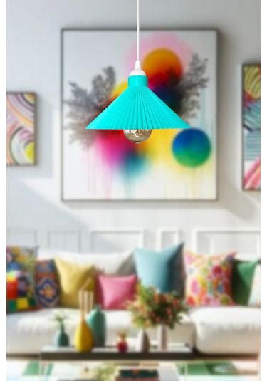 Salon Avize,mutfak Avize,14 Farklı Renk Yatak Odası Avize,pinterest Avize, Bohem Avize E27 Duy Su Yeşili