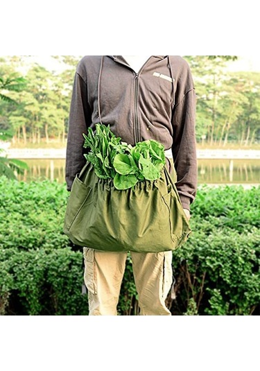 Pazly Bahçecilik Önlük Meyve Toplama Torbası, Ayarlanabilir Kemer, Hızlı Serbest Bırakma Tokası, Kapasiteli, Uygun