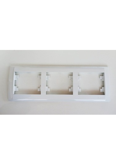 Pratikyapımarket Makel Defne Beyaz Üçlü Çerçeve