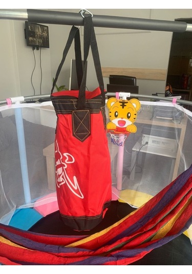 CKSpor 150 Cm 60 Inç Güvenlik Fileli Büyük Boy Çocuk Trambolini Ekstra Hediyeli Trambolin CKS68