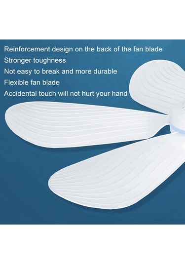 Cbtx USB Rüzgar Enerjili Altı Kanatlı Mini Tavan Vantilatörü