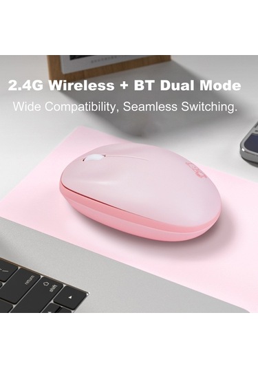 Dancemonkey Şık & Kaliteli Kablosuz Fare: Sessiz Tıklama, Pürüzsüz Kullanım, Renkli Seçenekler Optik Optik