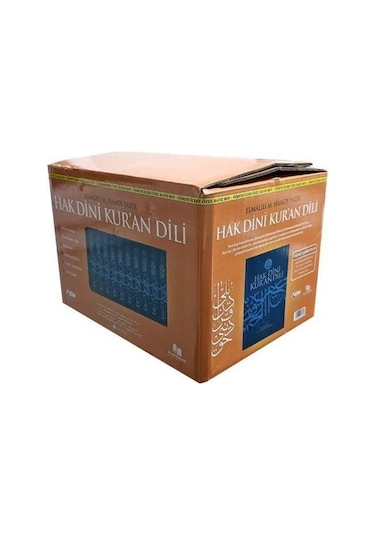 Hak Dini Kur'an Dili 10 Cilt Takım Hafız Boy-ciltli / Elma...