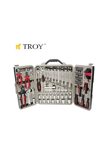 Troy 21910 Profesyonel Lokma - Anahtar - Alet Seti 110 Parça Me