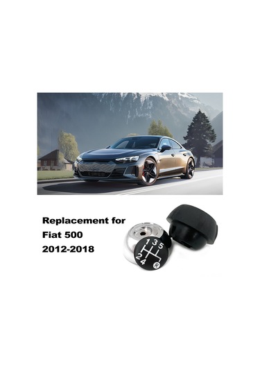 Teltree Fiat 500 2012-2018 İçin 5 Vitesli Abs Şarj Kol Kolu - Siyah Ve Gümüş Değiştirme Parçası Diğer