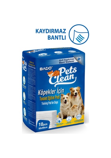 Pets Clean Tuvalet Eğitim Pedi 10 Adet 60 90cm