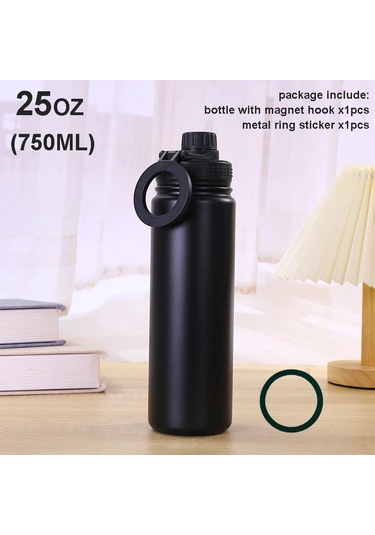 Manyetik Telefon Tutucu Ayarlanabilir Su Şişesi 750 Ml 1000 Ml Diğer Siyah