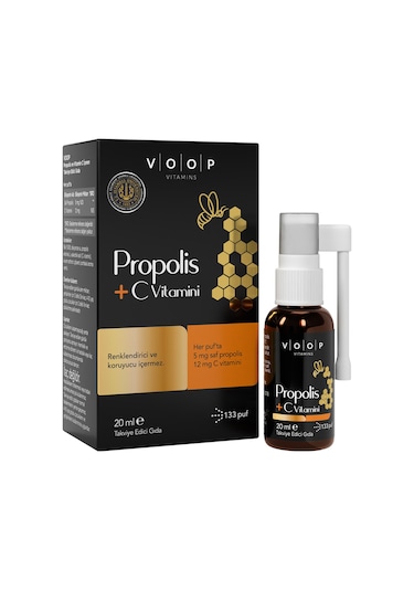 Voop Propolis + C Vitamini Sprey-Damla 20 ML