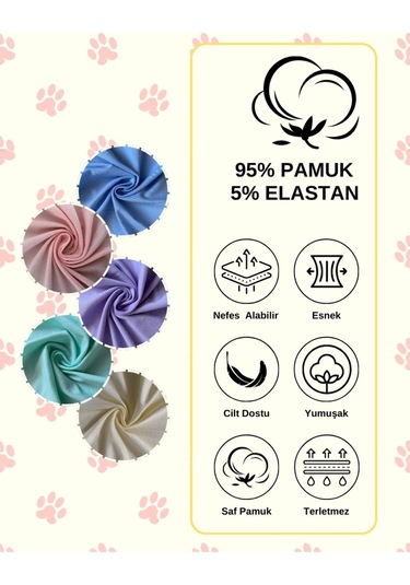 Alya Underwear Kedi Baskılı Pamuklu Kız Çocuk Külot, Renkli Slip Külot Çok Renkli P61