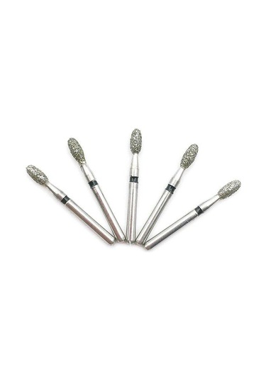10 Adet 1.6mm Diş Yüksek Hızlı Burs Yüksek Hızlı El Aleti Türbin Elmas Matkap Parlatma Diş Hazırlama Bur Tr-22s