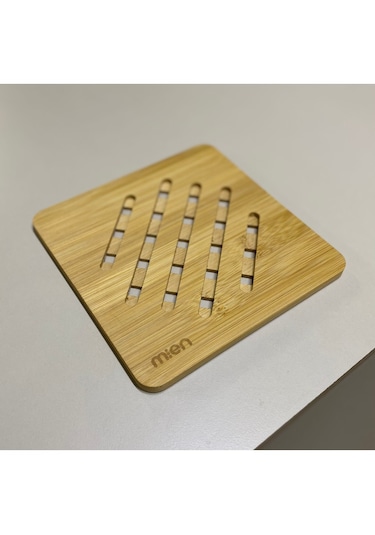 Bambu Nihale Tencere Ve Çaydanlık Altlığı Açık Sarı