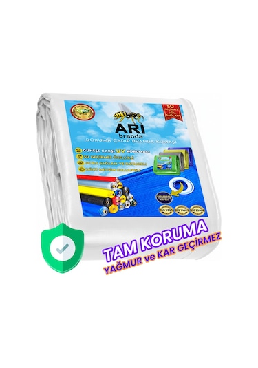 Arı Pe Branda - 120 Gr/m2 Beyaz