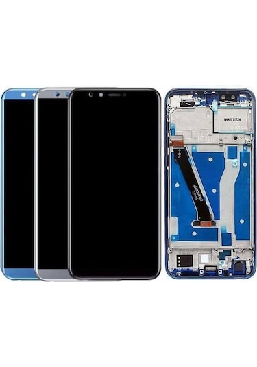 Huawei Honor 9 Lite Lcd Ekran Dokunmatik Siyah Çıtalı