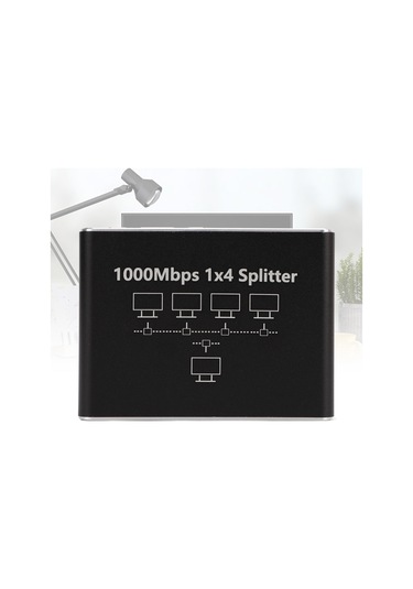 Xindoker 1000mbps Ethernet Anahtarı 1 Giriş 4 Çıkış - Usb-c Beslemeli, Cat6/7/8 Uyumlu, 4 Cihaz Eşzamanlı Bağlantı, Ev/ofis Ağ Genişletici