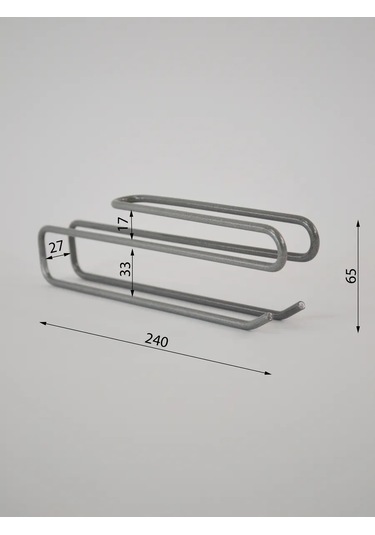 İlwi Mutfak İçin Asılı Bardak Tutucu 430654595 Gri