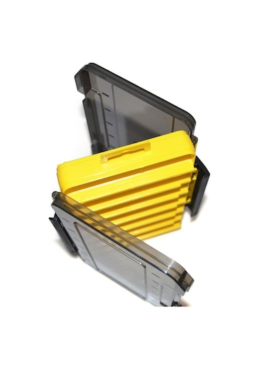 Novahub 4'lü Çift Taraflı Abs Balıkçılık Kutusu - Büyük Ve Küçük Boy Olta Malzemesi Saklama Kutusu, Pratik Tasarım