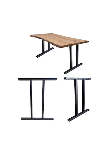 Bin1Fırsatt Metal Ayak Masa Ayağı Çalışma Mutfak Masası Ayağı Profil Ayaklar