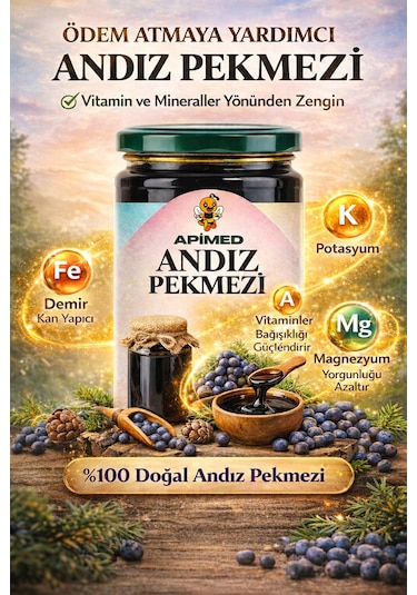 Andız Pekmezi 800 Gr - %100 Doğal Katkısız Saf Öz - Akciğer Dostu