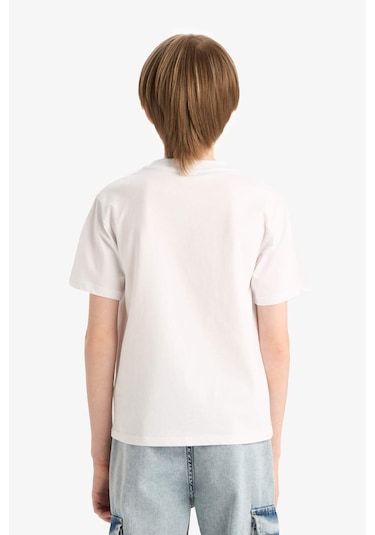Defacto Erkek Çocuk Bisiklet Yaka Basic Düz Kısa Kollu Tişört K1687a625auwt34 Beyaz Defacto Erkek Çocuk Bisiklet Yaka Basic Düz Kısa Kollu Tişört K1687a625auwt34 Beyaz