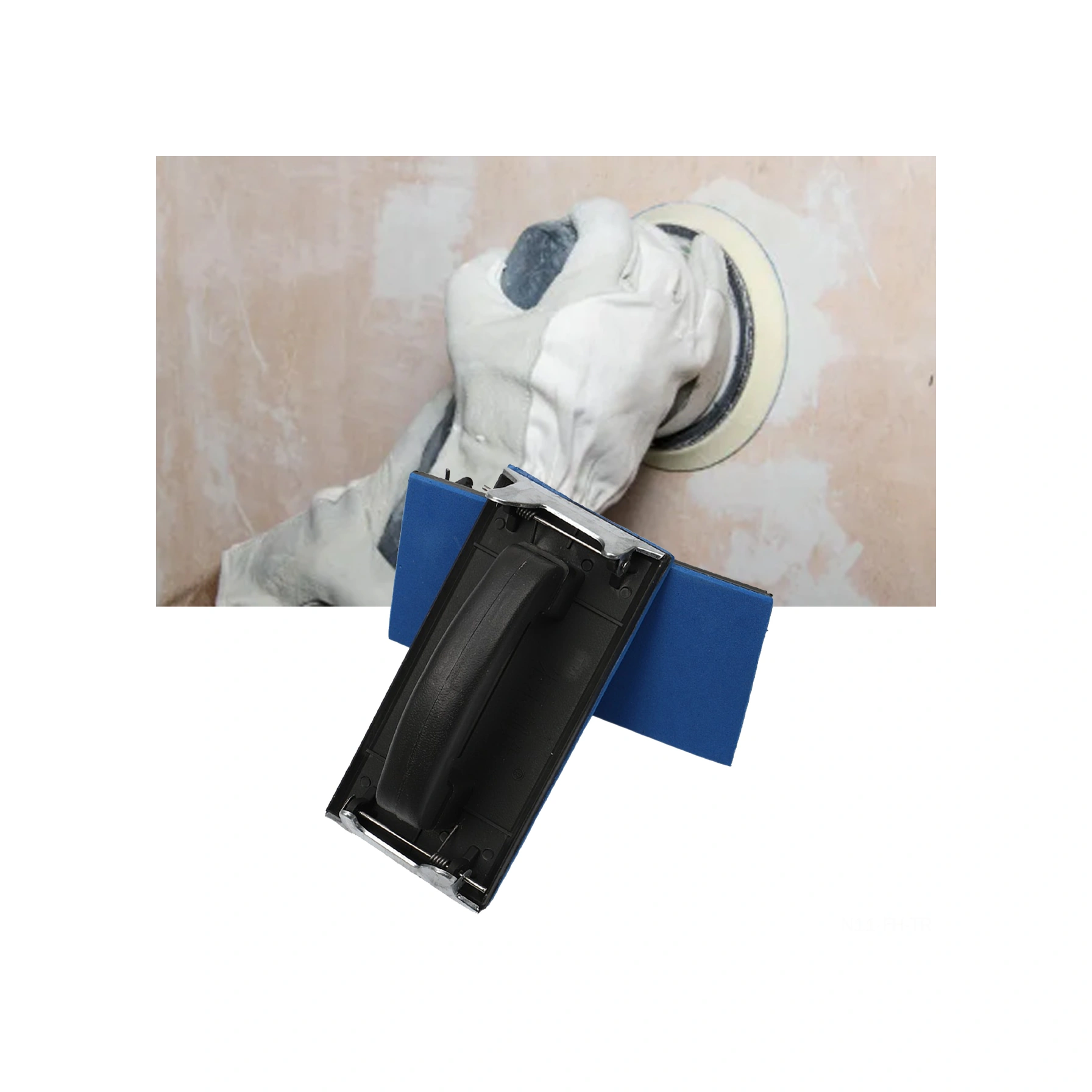 Folinda Plastik Zımpara Kağıdı Tutucu, Manuel Duvar Zımparalama Aleti, Verimli Yuvarlanma, Mobilya Ve Dekorasyon İçin