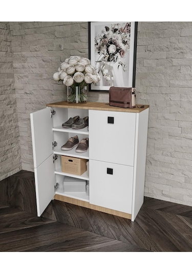 Asya Ayakkabılık Ve Çok Amaçlı Dolap Tamamı Mdf