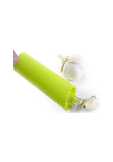 Yaozixa Yeşil Silikon Sarımsak Soyucu El İle Sarımsak Kabuğu Kaldıran Mutfak Kolay Kullanım Gereci Diğer